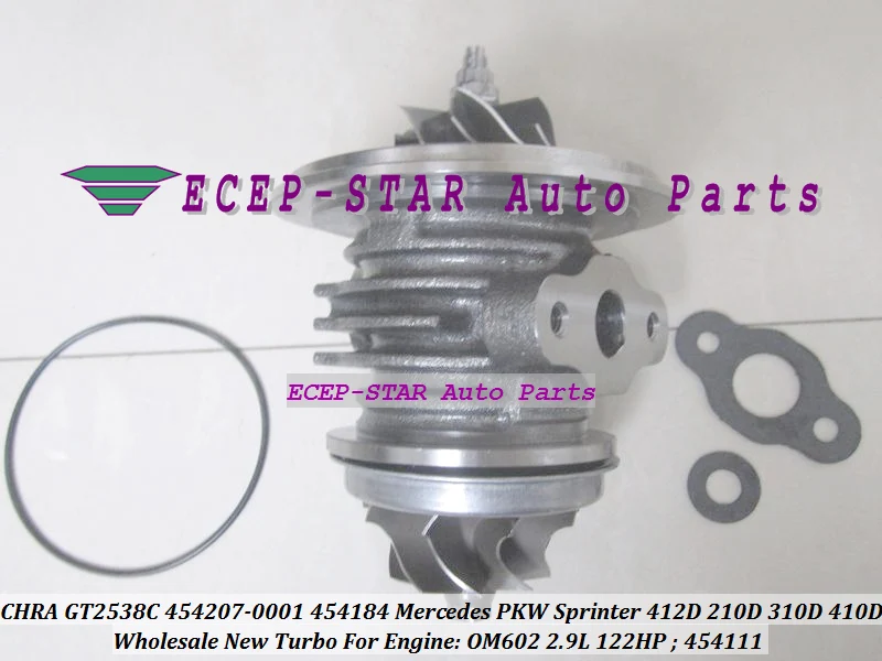 Турбо картридж CHRA GT2538C 454207 5001S 454184 для Mercedes Benz Sprinter 212D 312D 412D 97 00 OM602 2.9L