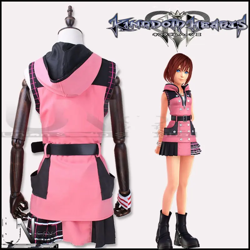

Kingdom Hearts III Costume Kairi Cosplay Costume Outfit Combat Women Halloween Carnival Cosplay Costume Adult Suit