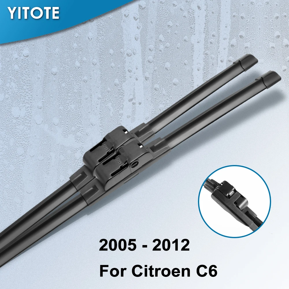 

Стеклоочистители для лобового стекла YITOTE для Citroen C6 Fit Side Pin Arms 2005 2006 2007 2008 2009 2010 2011 2012 2013