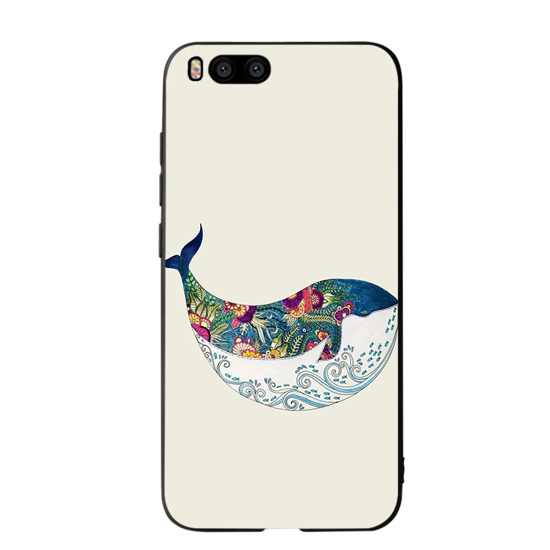 Whale Lion Phone Cases Cover for Xiaomi mi A2 8 9 lite se case xiaomi redmi note 6 7 pro 5 Plus Soft | Мобильные телефоны и