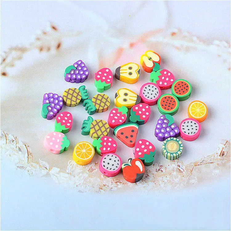 20 шт. DIY фруктовый торт мягкая глина кристальная для выпечки полимерный