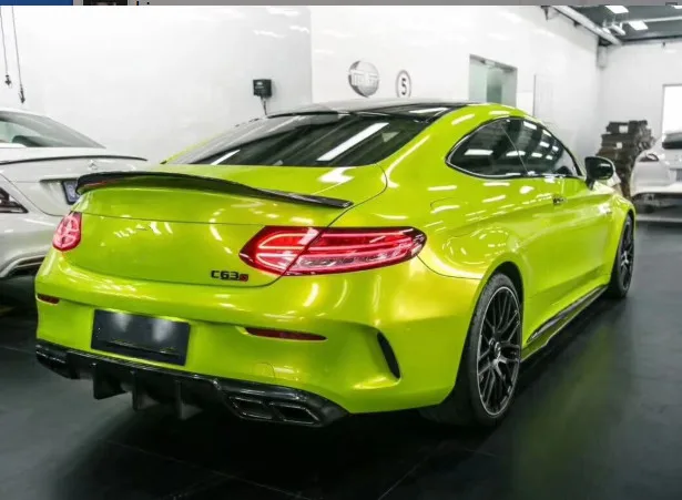 Спойлер PSM для Benz C class 2door coupe C205 углеродный материал спойлер на крыло автомобиля