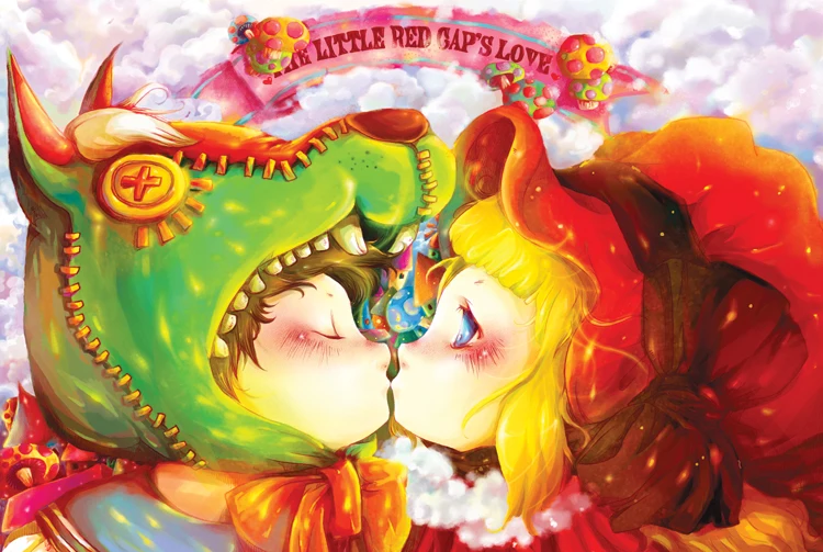 1000 шт. деревянные головоломки детское теплое пальто с рисунком Красная Шапочка