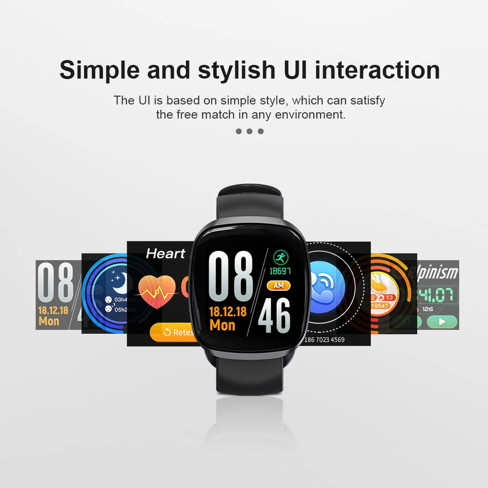 Новый браслет MAKIBES HR5 60 дней в режиме ожидания фитнес трекер SmartBand для iPhone7 Huawei HR3