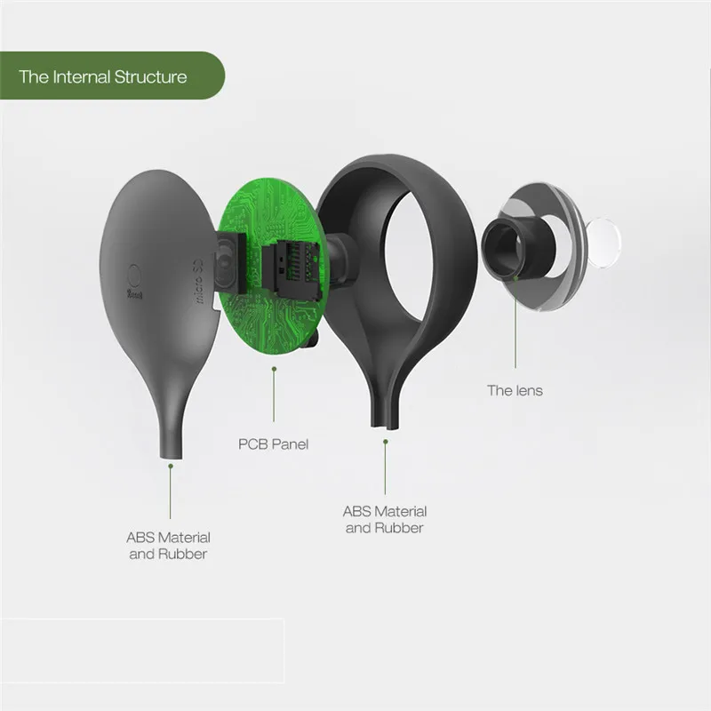 Digoo 2,1 мм DG-QB0 720P беспроводная wifi умная домашняя ip-камера монитор для малышей уход за детьми удобный Три цвета Мини Гибкий