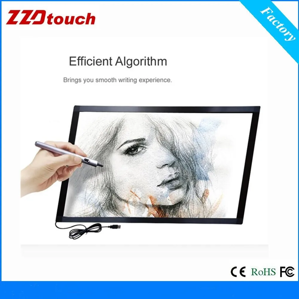 ZZDTOUCH 75 дюймов ir сенсорная рамка инфракрасный сенсорный экран набор 10 20 точек