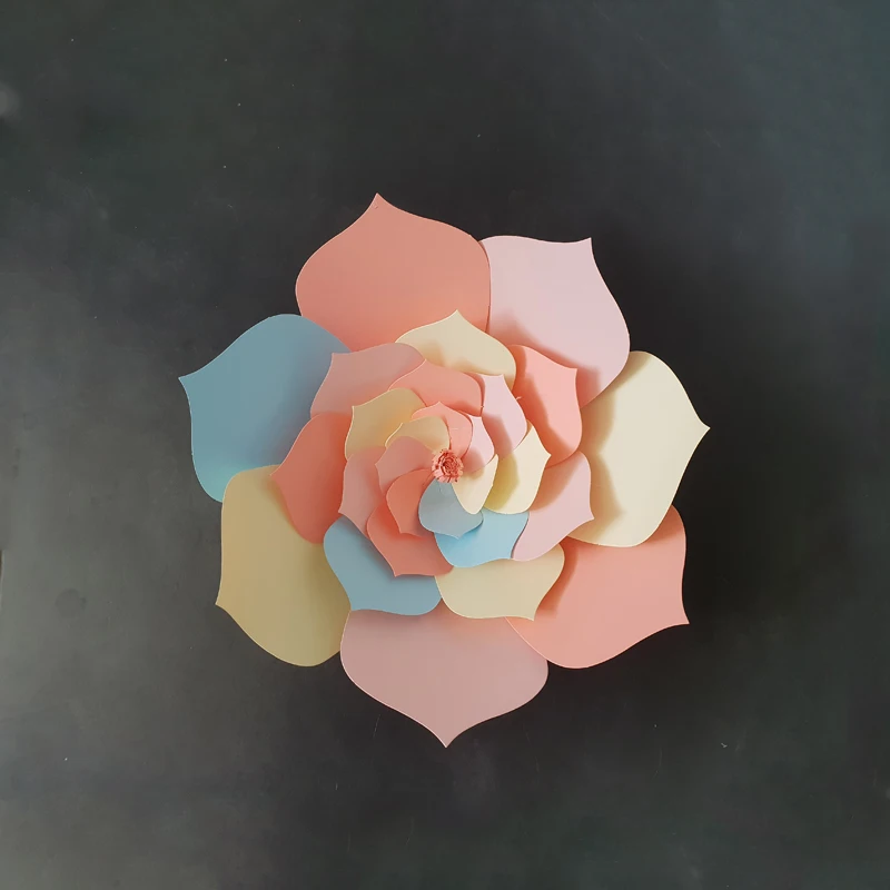 30 см/40 см DIY цветные бумажные цветы фон декоративные искусственные цветы для взрослых Свадьба для вечеринки по случаю Дня Рождения украшения для детей