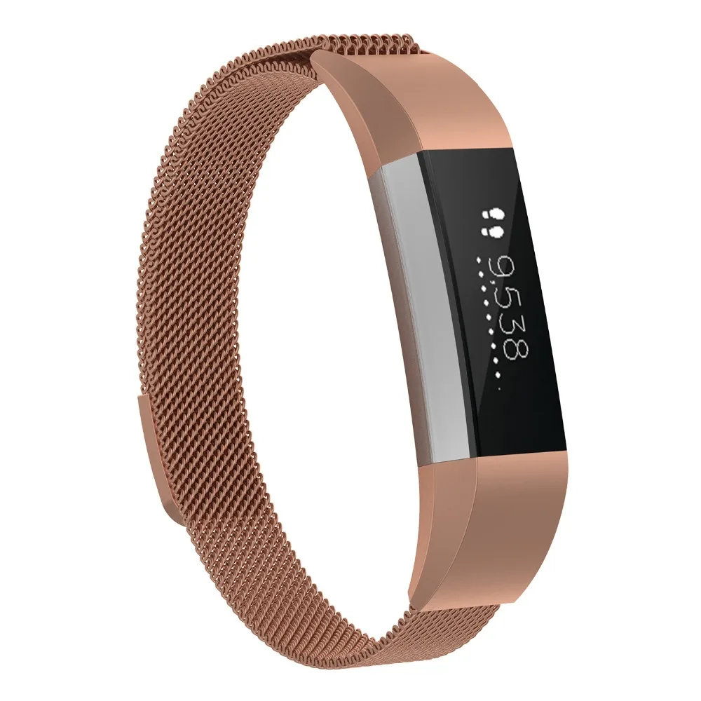 Ремешок для часов из нержавеющей стали, ремешок для Fitbit Alta HR, миланские умные часы, сменный Смарт-Браслет Для Fitbit Alta