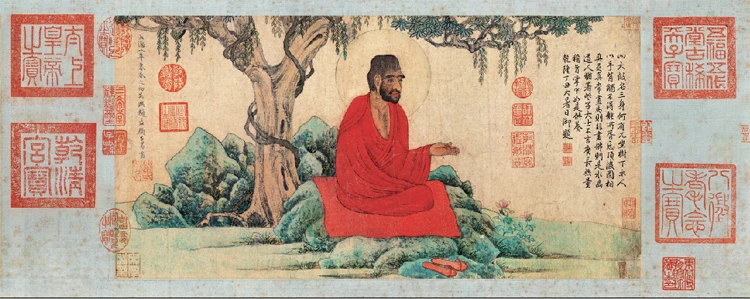 Пейзаж Безрамные Картины портрет Традиционный китайский стиль Холст Картина