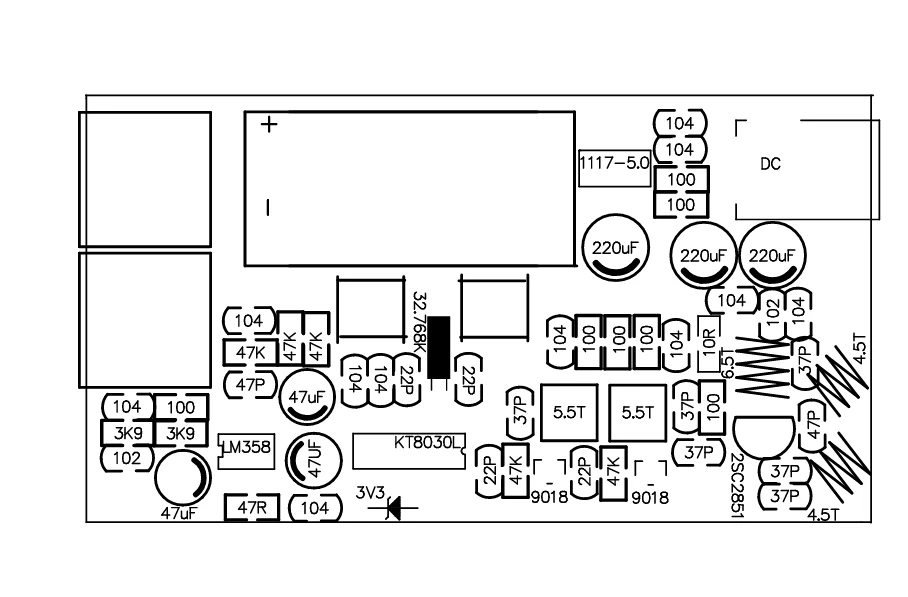 Радиостанция светодиодная цифровая 76 108 МГц 12 в пост. Тока 0 5 Вт|dc dc|transmitter diytransmitter