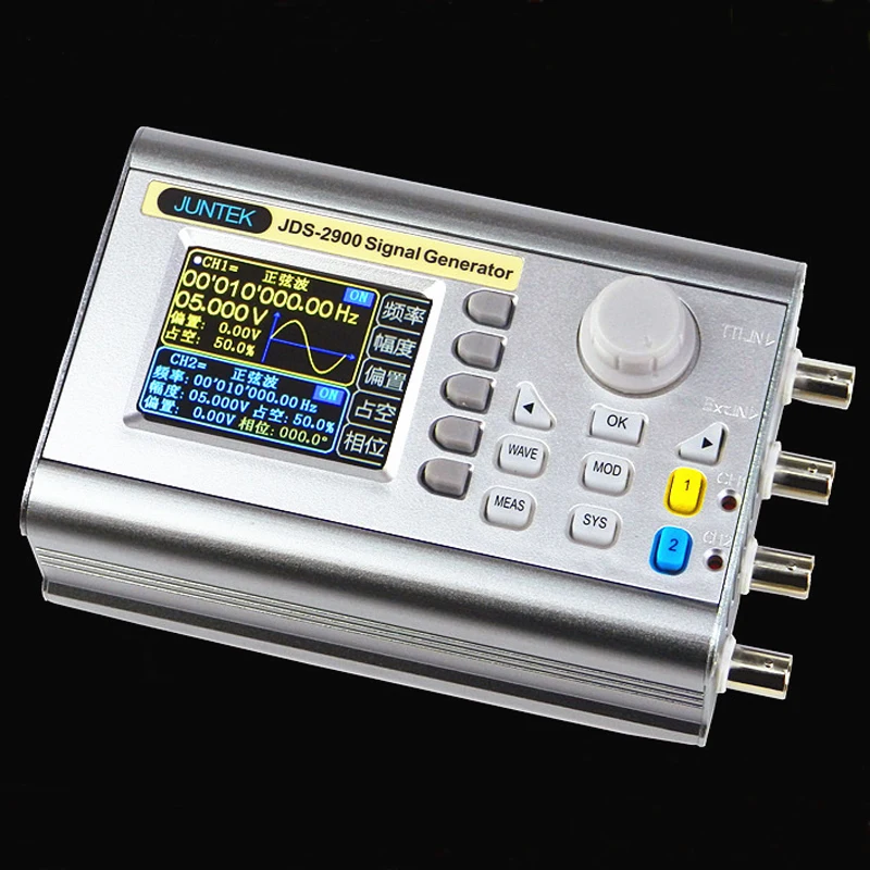 

Генератор сигналов DDS JDS2900 60 МГц, двухканальный счетчик частоты 100-240 В