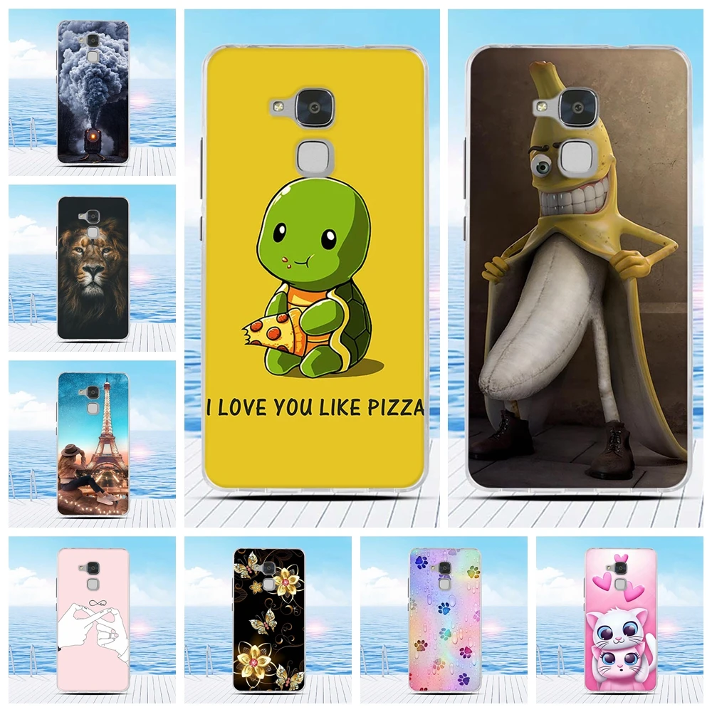 Чехол для Huawei Honor 5c чехол телефона 7 Lite Силиконовая защита бампер 5 2 дюйма тонкий