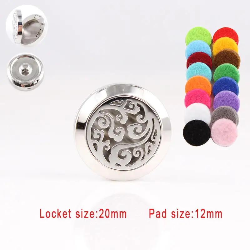 Случайные Смешанные 10 шт духи медальон 20 мм магнитный из нержавеющей стали с