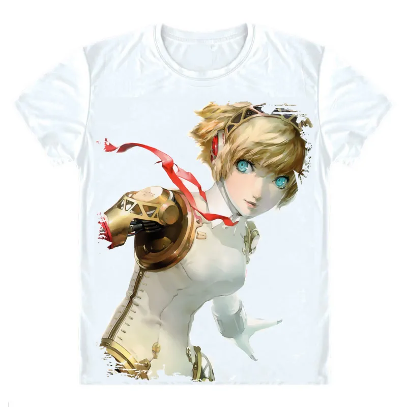 Аниме рубашка Coolprint Persona футболки с коротким рукавом в разных стилях Shin Megami Tensei