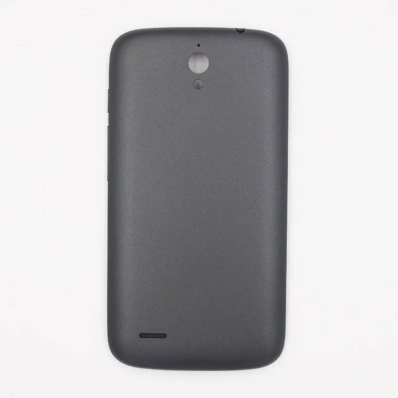 Черный Baansam Батарея дверь задняя крышка Корпус чехол для huawei G610 C8815 с Мощность кнопки регулировки громкости - Цвет: Черный