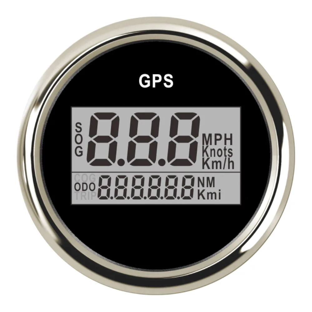 Цифровой автомобильный измеритель скорости водонепроницаемый GPS одометр с ЖК