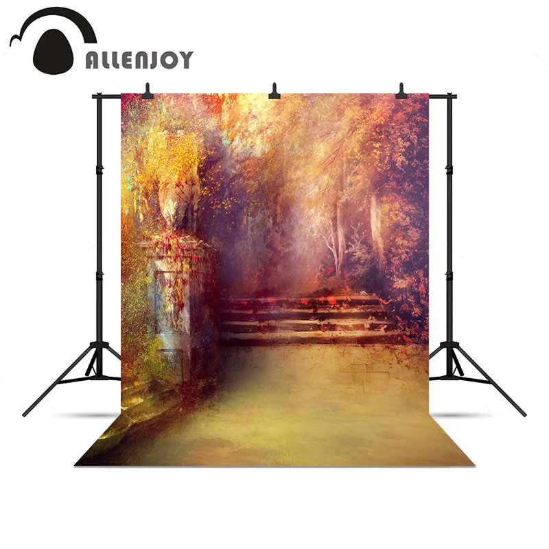 Allenjoy Фотофон Золотой артистический страны чудес красивые свадебные виниловые