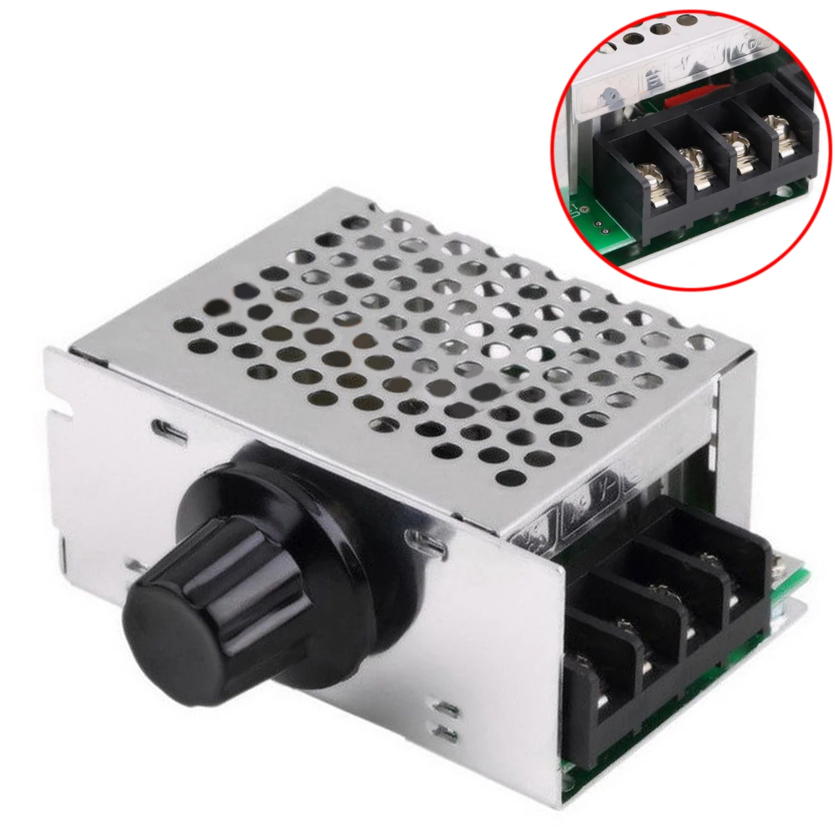 AC Regulator 4000W 220V SCR Voltage Motor Speed Controller Module Dimmer | Обустройство дома