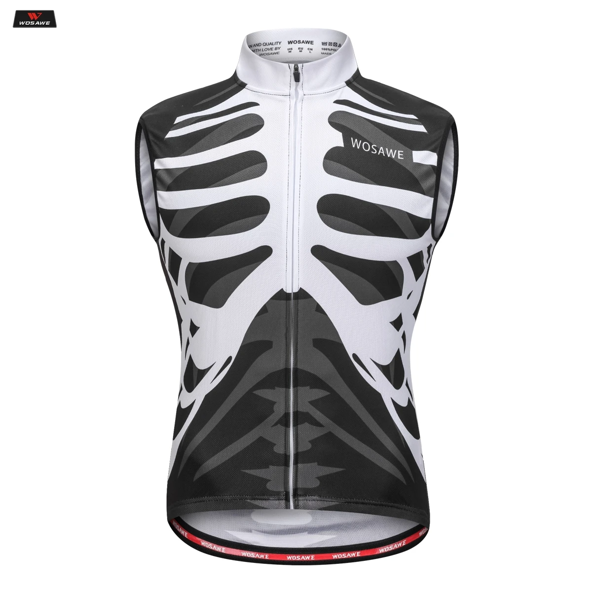 Светоотражающий Жилет WOSAWE летняя рубашка без рукавов для мотокросса и горного