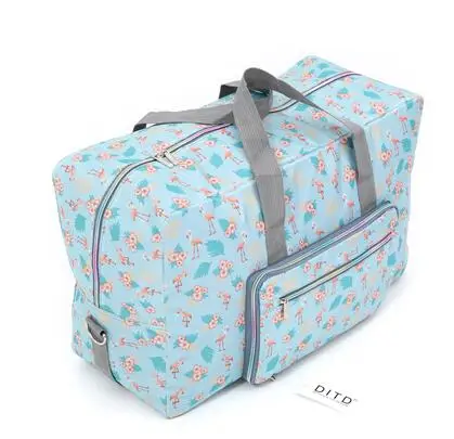 Blue flamingo Chuwanglin, дорожная сумка с принтами животных, женская модная сумка-тоут, сумки, водонепроницаемая дорожная большая сумка, женская сумка для багажа A0091 - Цвет: Blue flamingo
