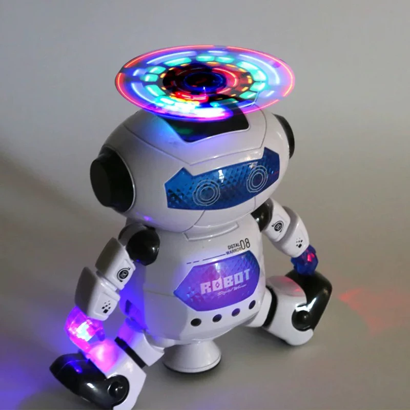Космическая танцовщица гуманоидная игрушка робот с легким детским питомцем