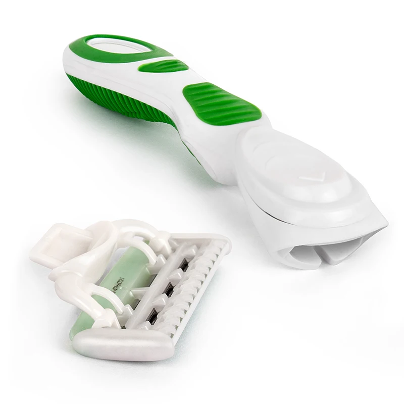 QSHAVE Green Series 5 слойная бритва для женщин
