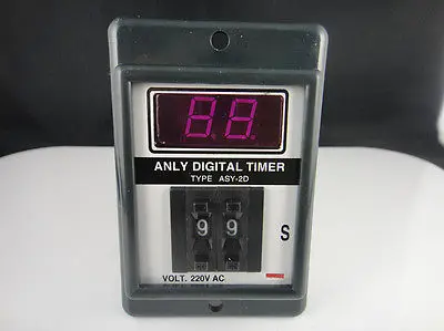 

AC 110V Power ON Delay Timer Time Relay 1-99s with base socket