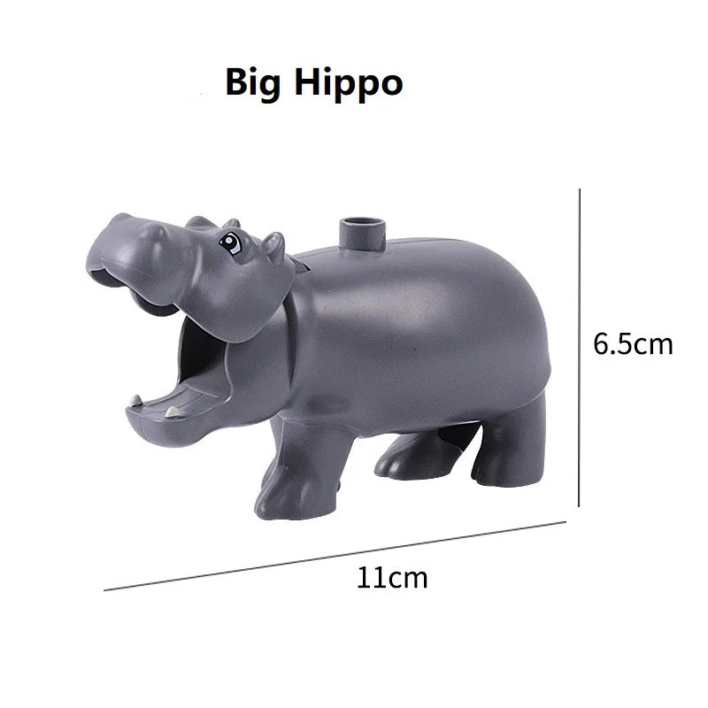 Животные модели Фигурки большие строительные блоки животные серии развивающие