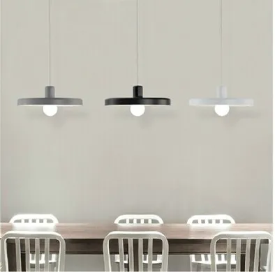 Подвесные светильники особый дизайн диска проигрыватель белый и черный цвета