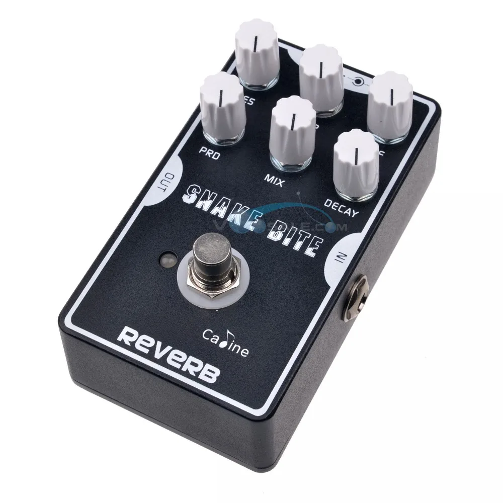 2 шт. Caline CP 26 реверберации гитарный эффект педали гитара Stompbox черный цвет гитарные