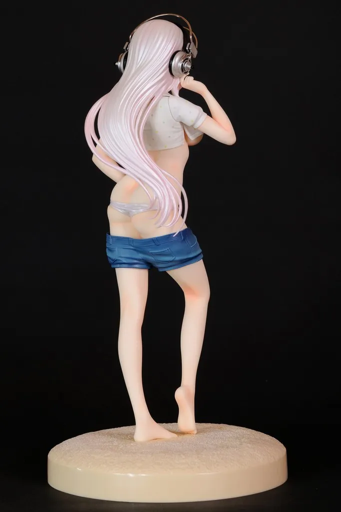 Аниме Super Sonico Tokonatsu ver. Масштаб 1/6 привлекательная окрашенная ПВХ экшн фигурка