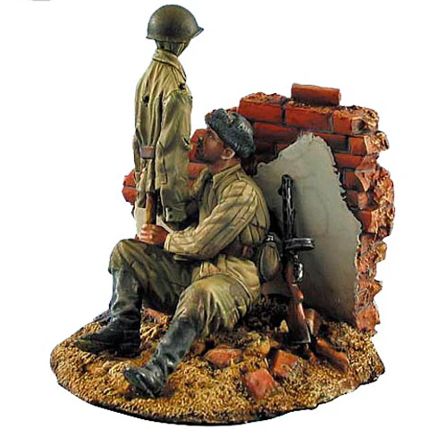 Набор воинов из смолы модель Soldier GK военный набор разобранный и Неокрашенный 1/35 |