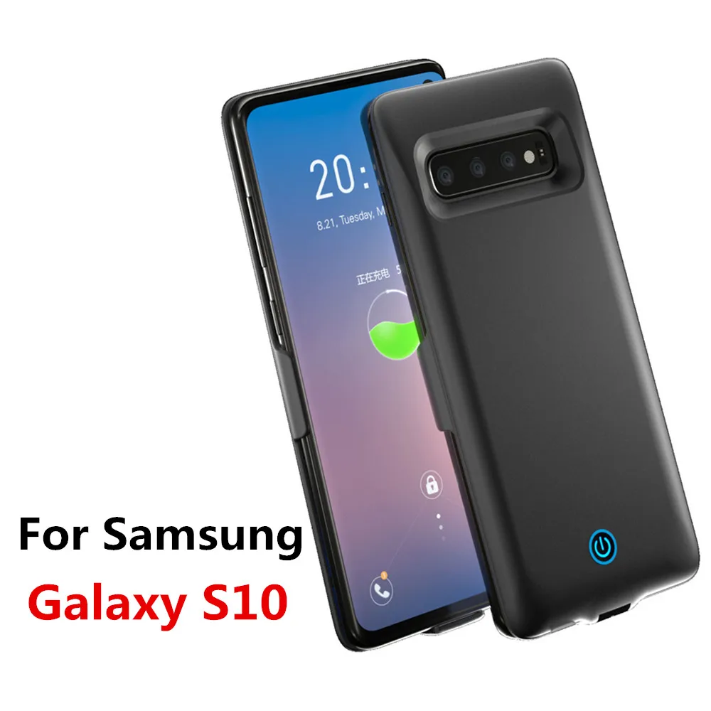 Black S10 Внешний аккумулятор 7000 мАч для samsung Galaxy S10 Plus, чехол, зарядное устройство, внешний аккумулятор для samsung Galaxy S10 S10E, чехол для аккумулятора - Цвет: Black S10