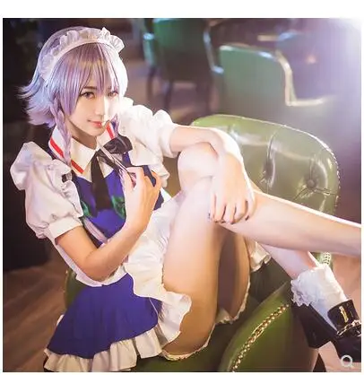 Новый аниме проект TouHou Izayoi Sakuya костюм для косплея фартук костюмы женщин под заказ