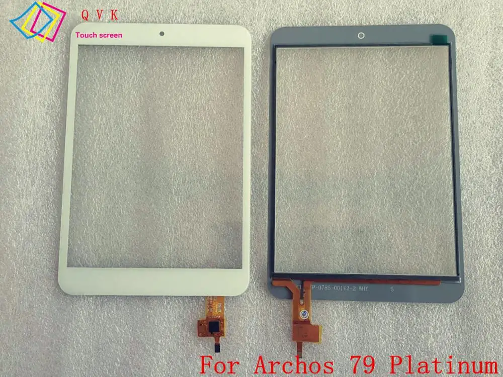 Белый сенсорный экран для Archos 70 79 V2 3G Платиновый панель Ремонт Запасные части |
