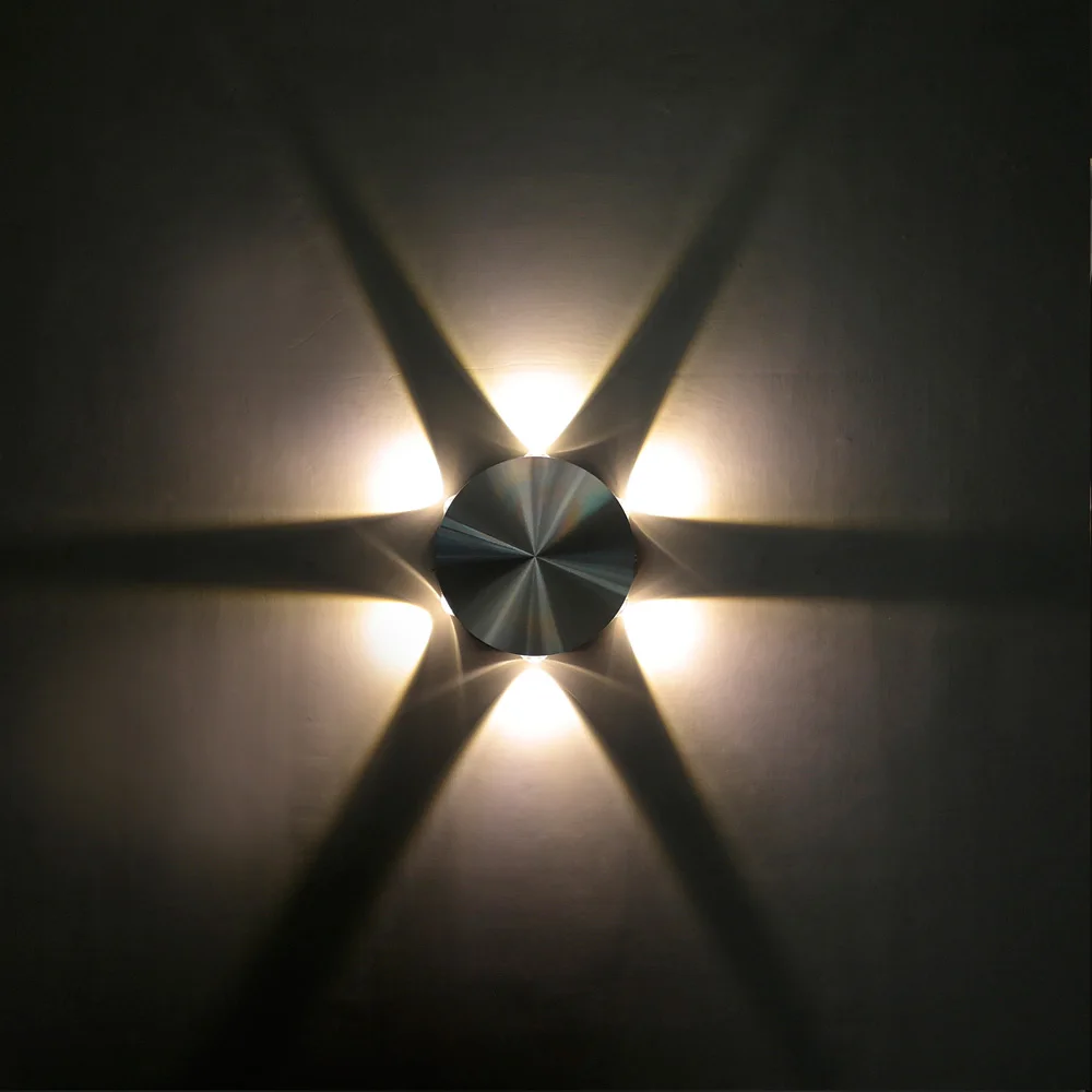 RGB круглый торт мульти настенный светильник 6 Вт светодиодный Спальня атмосфера