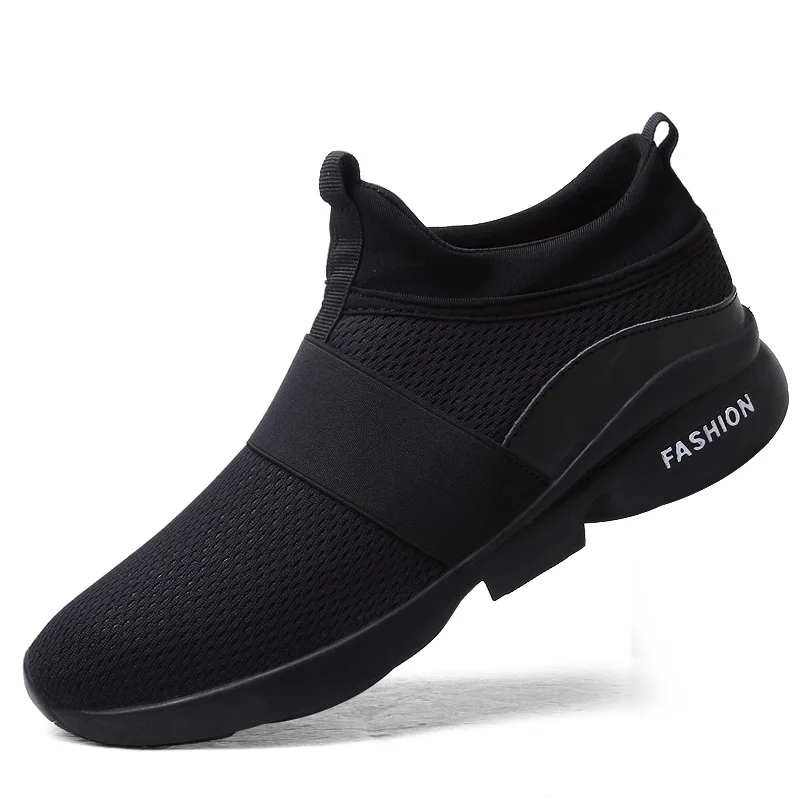 Кроссовки Zapatillas; мужская повседневная обувь; легкая дышащая прогулочная Мужская обувь для спортзала Harajuku; классические мужские кроссовки; Tenis; большие размеры - Цвет: Черный