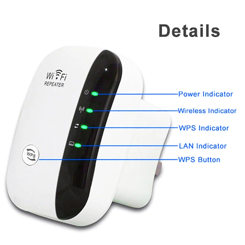 PL Беспроводной Wi Fi ретранслятор усилитель сигнала 300 Мбит/с WiFi 802.11N длинный