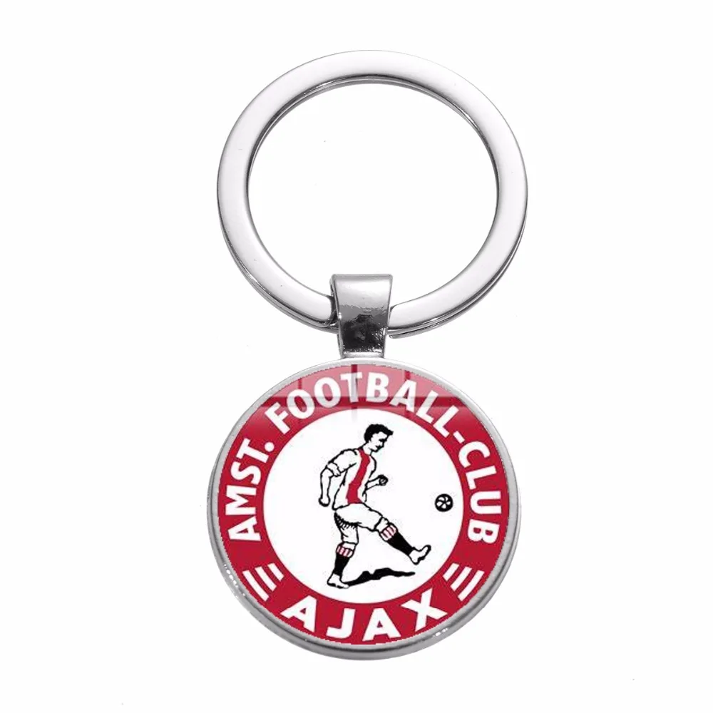 SIAN, Новое поступление, Ajax, футбольные лиги, логотип, брелок, футбольный клуб, коллекция, брелок, держатель, безделушки, подарок для фанатов, мужские ювелирные изделия