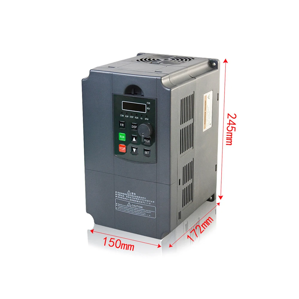 220V 7.5KW однофазный вход и 3 фазы Выход преобразователь частоты/регулируемый Скорость/Паркер регулятор скорости частоты на использование опасных материалов в производстве электрического и электронного оборудования Инвертер/частотно-регулируемым приводом