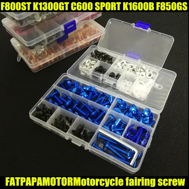 

Universal Motorcycle Fairing Bolts Screw Moto Spring Bolts For BMW F800ST K1300GT C600 SPORT K1600B F850GS
