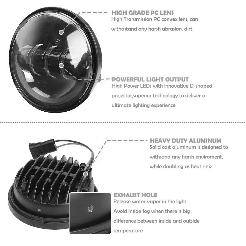 2 шт. 4.5 &quotLED вспомогательный пятно туман прохождения свет лампы для Harley Touring Road