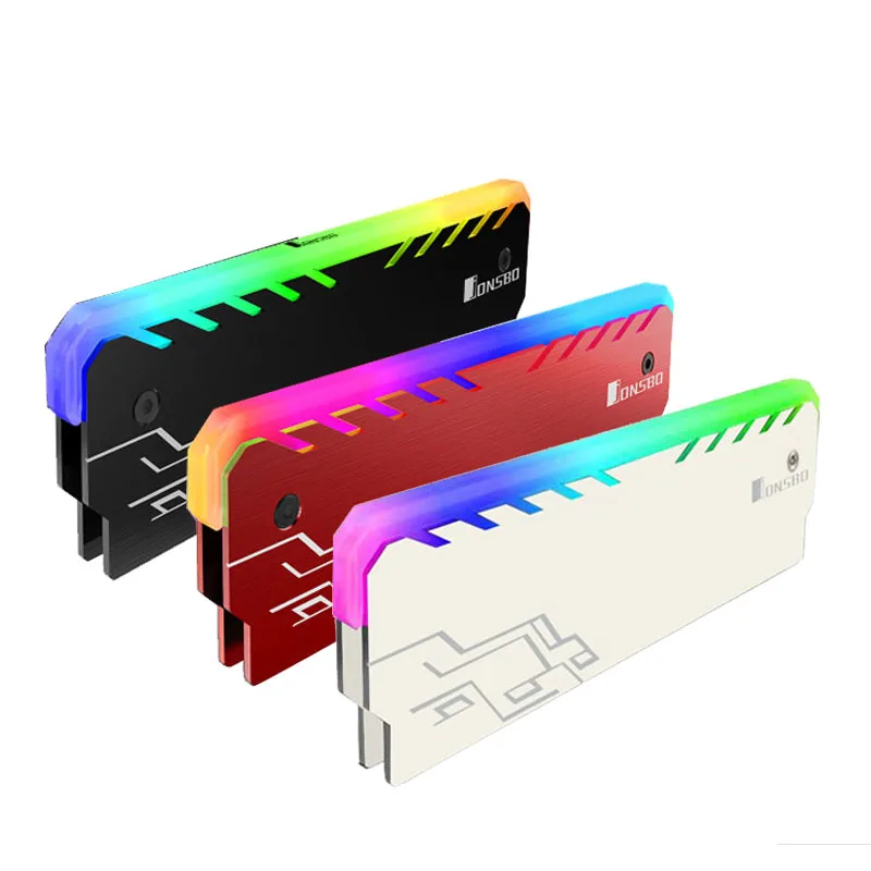 Алюминиевый RAM радиатор кулер RGB 265 свет радиатор Настольный память охлаждающий жилет