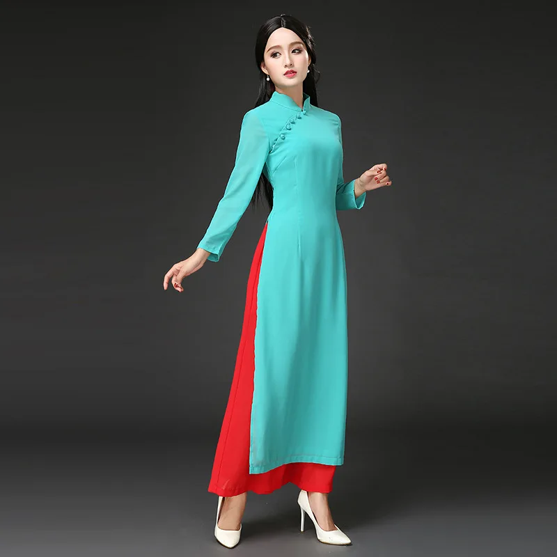 Новое поступление года. Стильное женское платье AoDai