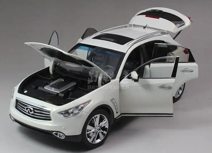 Высокая имитация INFINITI QX70 SUV Коллекция Модель 1:18 передовая модель автомобиля из сплава, литая металлическая модель игрушечного автомобиля