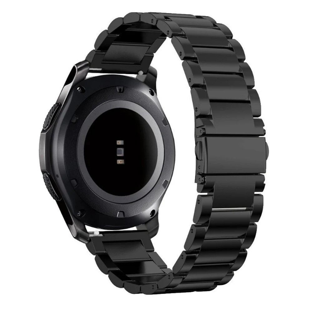 22 мм ремешок из нержавеющей стали для samsung gear S3 сменный металлический браслет для Ticwatch Pro умные часы для Galaxy Watch 46 мм