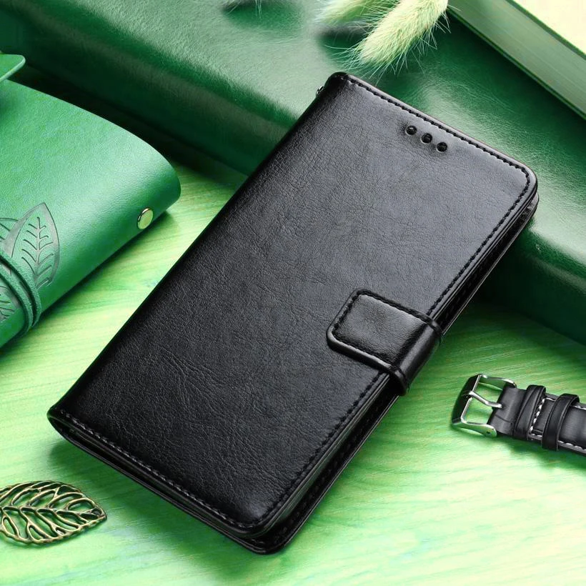 Классический чехол из искусственной кожи для REDMI GO 6A 7A 7 Note 8 6 7 Pro ретро-Чехол-книжка с откидной крышкой и подставкой для карт
