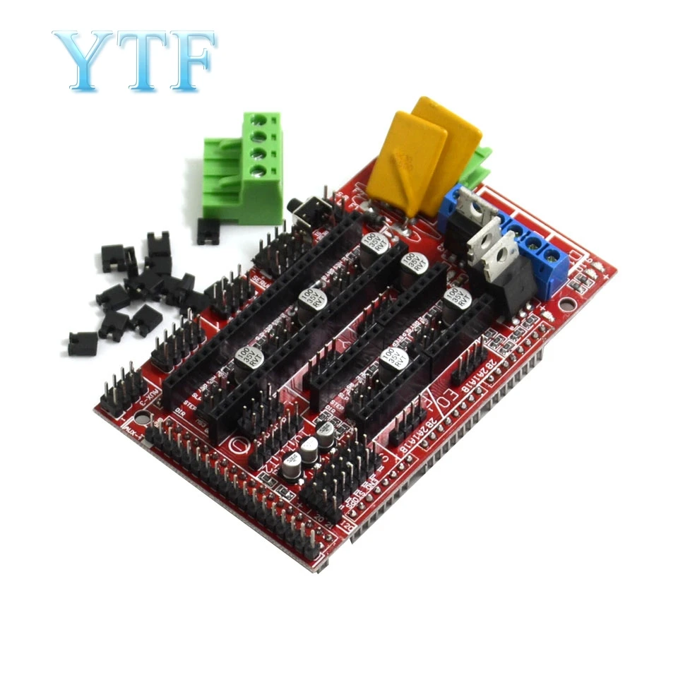 1 шт. RAMPS 4 панель управления 5 DRV8825 или A4988 шаговый двигатель привод запчасти для 3D