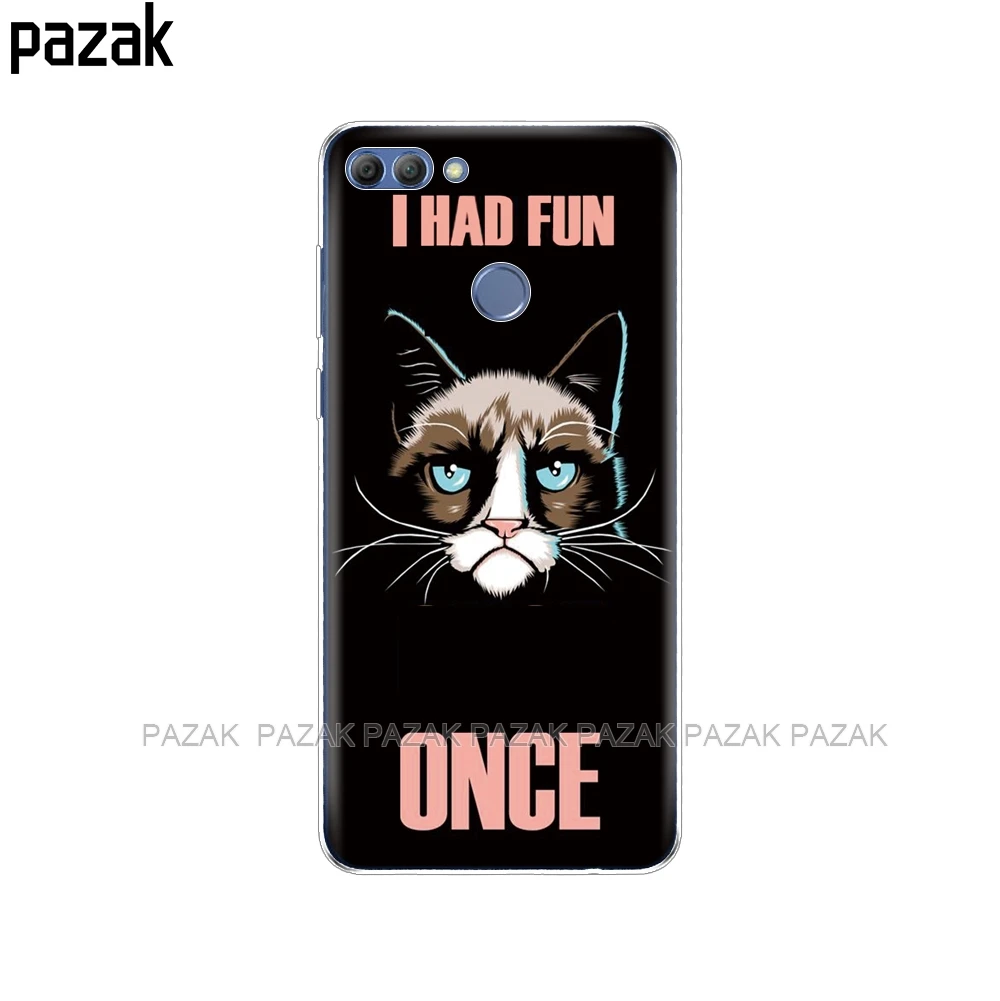 52279 Чехол для huawei P Smart чехол Enjoy 7S Мягкий ТПУ силиконовый чехол-накладка для huawei P Smart Coqa чехол с принтом - Цвет: 52279