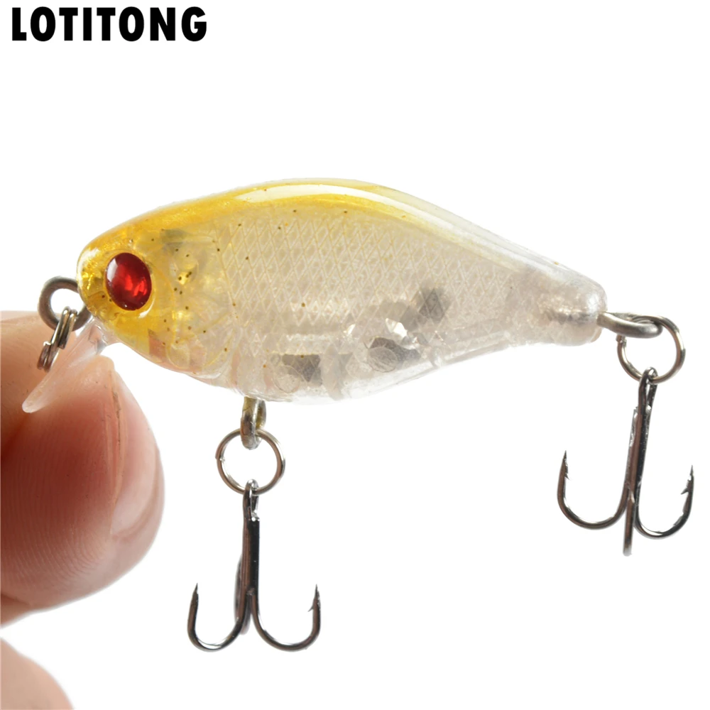 LOTITONG 1pcs Fishing lure bait 4cm / 4.2g Rock chubby Bionic Crank Plastic Bait Tackle | Спорт и развлечения